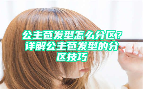 公主苞发型怎么分区？详解公主苞发型的分区技巧