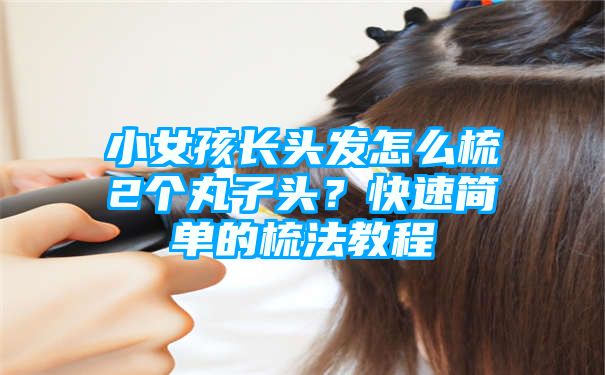 小女孩长头发怎么梳2个丸子头？快速简单的梳法教程