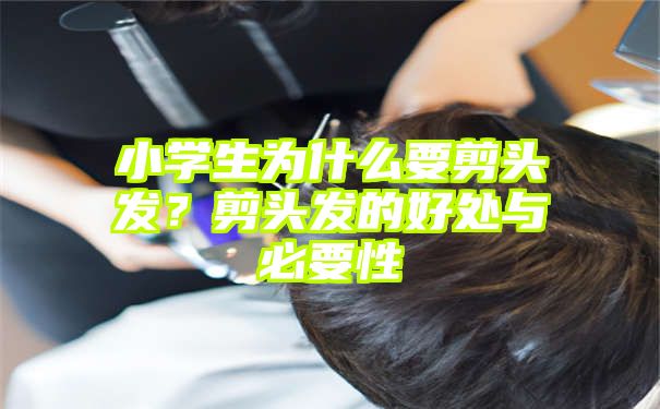 小学生为什么要剪头发？剪头发的好处与必要性