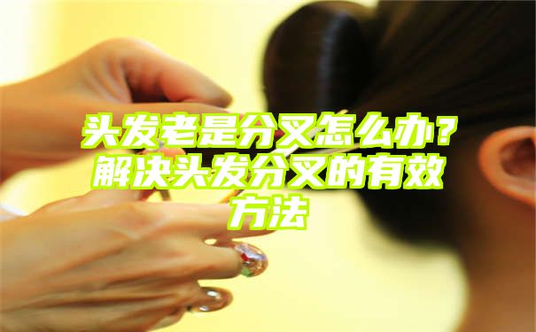 头发老是分叉怎么办？解决头发分叉的有效方法