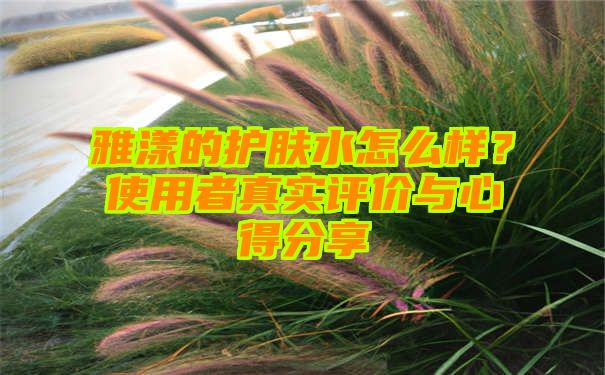 雅漾的护肤水怎么样？使用者真实评价与心得分享