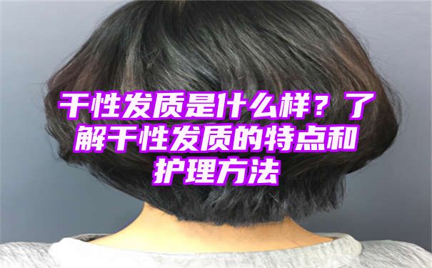 干性发质是什么样？了解干性发质的特点和护理方法