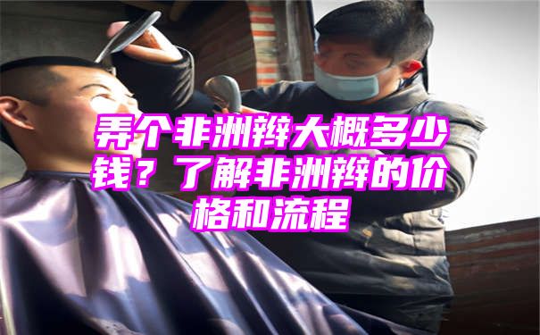 弄个非洲辫大概多少钱？了解非洲辫的价格和流程