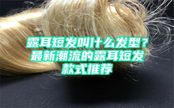 露耳短发叫什么发型？最新潮流的露耳短发款式推荐