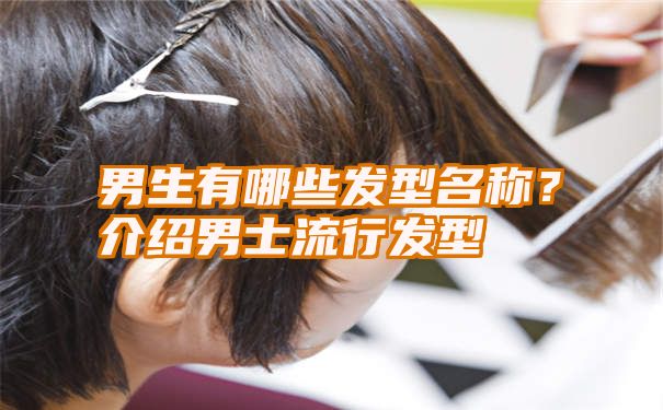 男生有哪些发型名称？介绍男士流行发型