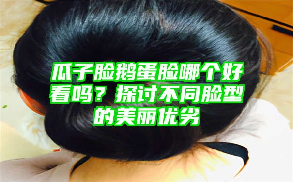 瓜子脸鹅蛋脸哪个好看吗？探讨不同脸型的美丽优劣