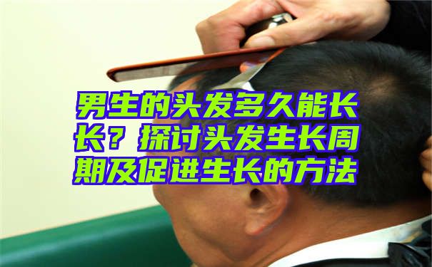 男生的头发多久能长长？探讨头发生长周期及促进生长的方法