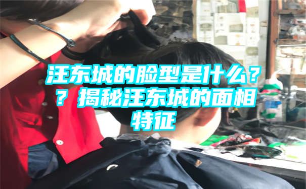 汪东城的脸型是什么？？揭秘汪东城的面相特征