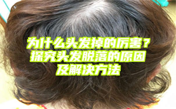 为什么头发掉的厉害？探究头发脱落的原因及解决方法