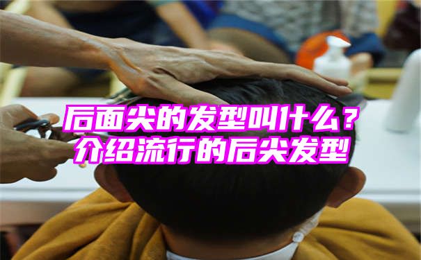 后面尖的发型叫什么？介绍流行的后尖发型