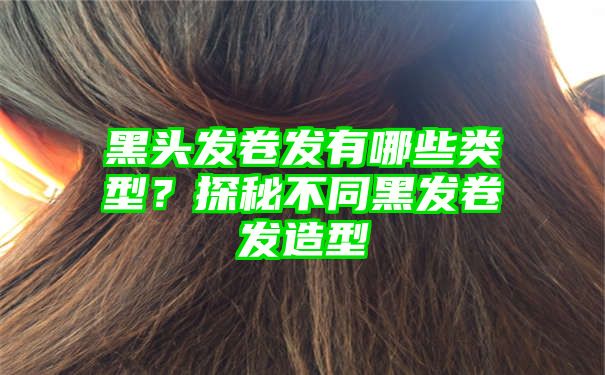 黑头发卷发有哪些类型？探秘不同黑发卷发造型