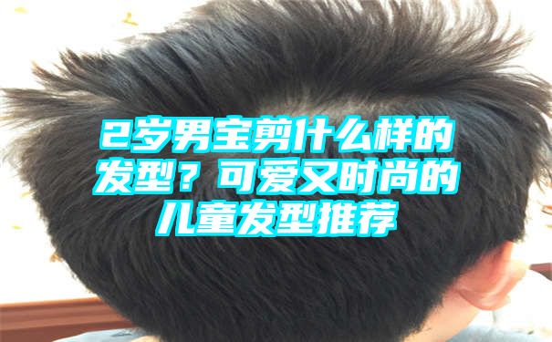 2岁男宝剪什么样的发型？可爱又时尚的儿童发型推荐