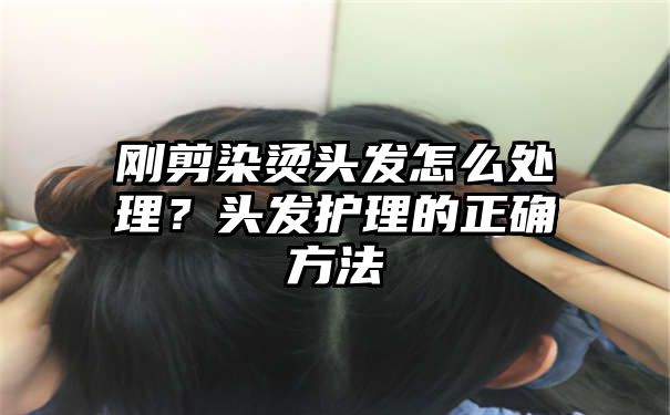 刚剪染烫头发怎么处理？头发护理的正确方法