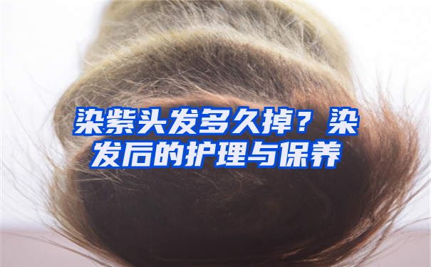 染紫头发多久掉？染发后的护理与保养