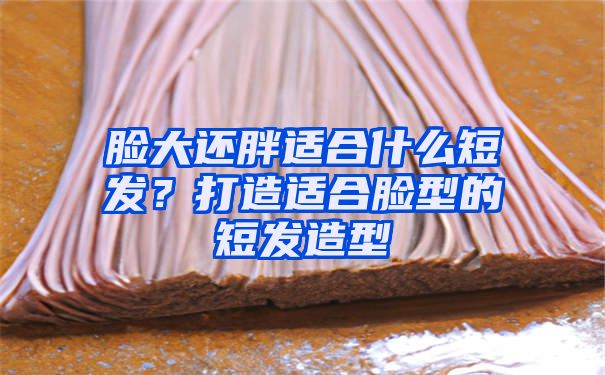 脸大还胖适合什么短发？打造适合脸型的短发造型