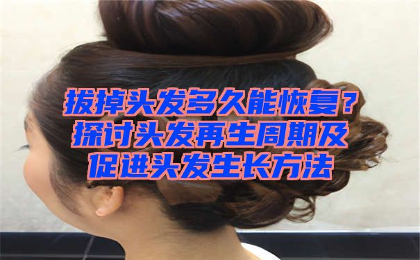 拔掉头发多久能恢复？探讨头发再生周期及促进头发生长方法