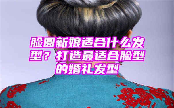 脸圆新娘适合什么发型？打造最适合脸型的婚礼发型