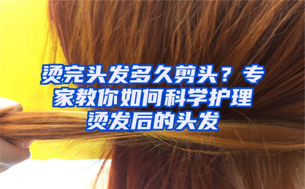 烫完头发多久剪头？专家教你如何科学护理烫发后的头发