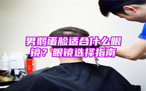 男鹅蛋脸适合什么眼镜？眼镜选择指南