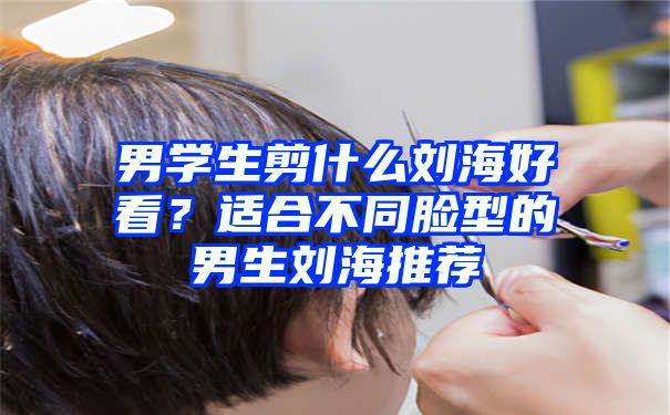 男学生剪什么刘海好看？适合不同脸型的男生刘海推荐