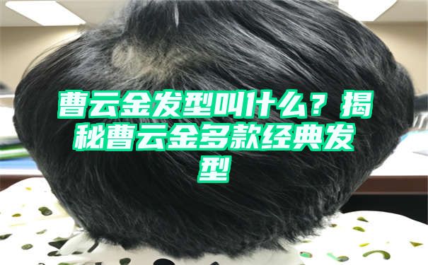 曹云金发型叫什么？揭秘曹云金多款经典发型